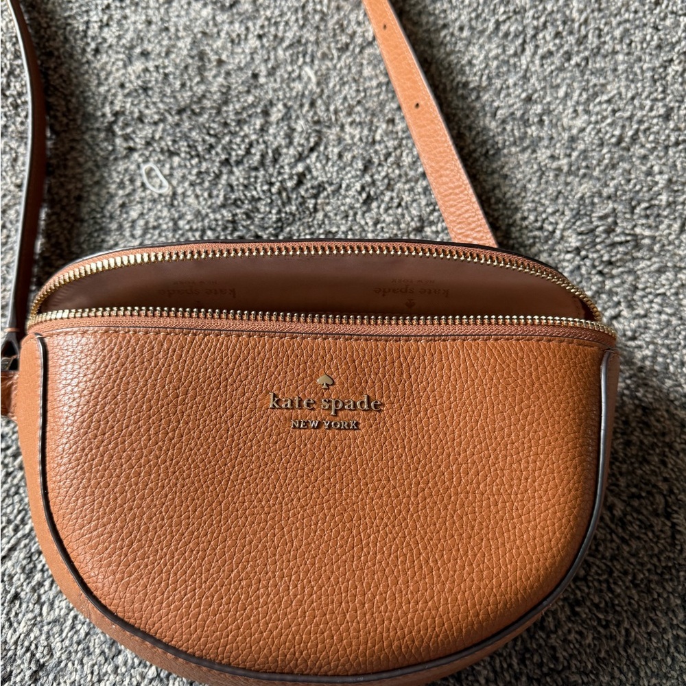 Kate Spade Brown Pebbled Leather waist Bag